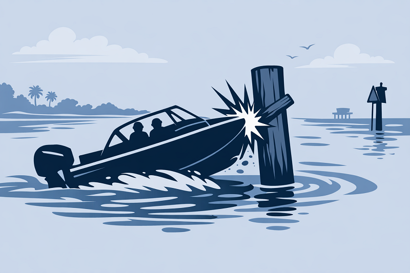 Englewood Boat Crash Leaves Two Hospitalized After Vessel Hits Piling in Lemon Bay
