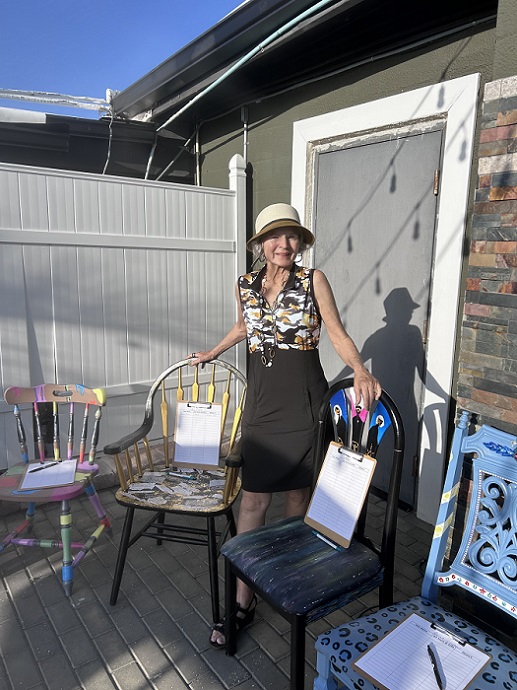 Student-Created Chairs Auctioned to Benefit Englewood Recovery Oasis